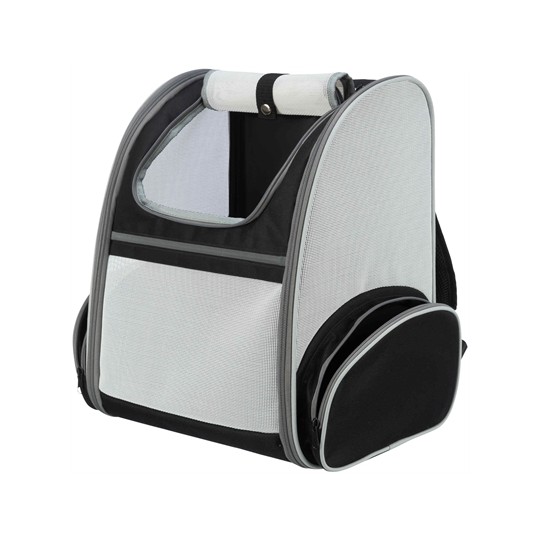 Trixie Hondentas Rugtas Chloe Lichtgrijs / Zwart
