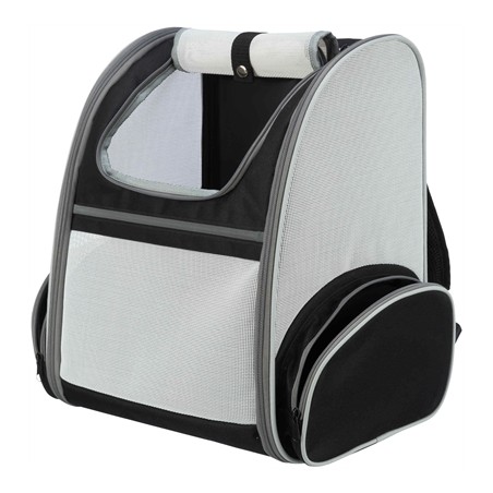 Trixie Hondentas Rugtas Chloe Lichtgrijs / Zwart