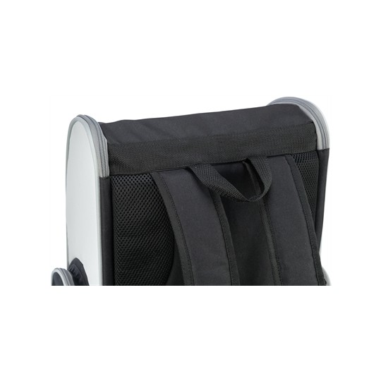 Trixie Hondentas Rugtas Chloe Lichtgrijs / Zwart