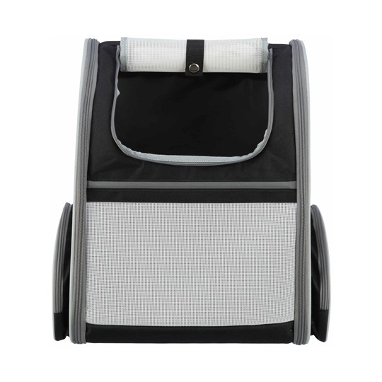 Trixie Hondentas Rugtas Chloe Lichtgrijs / Zwart