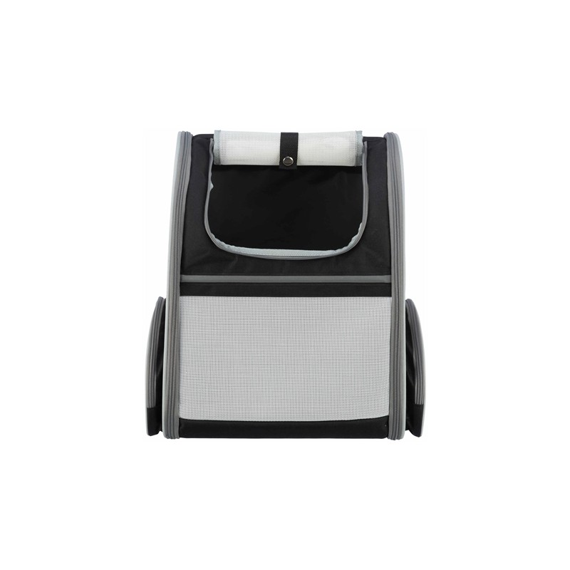 Trixie Hondentas Rugtas Chloe Lichtgrijs / Zwart