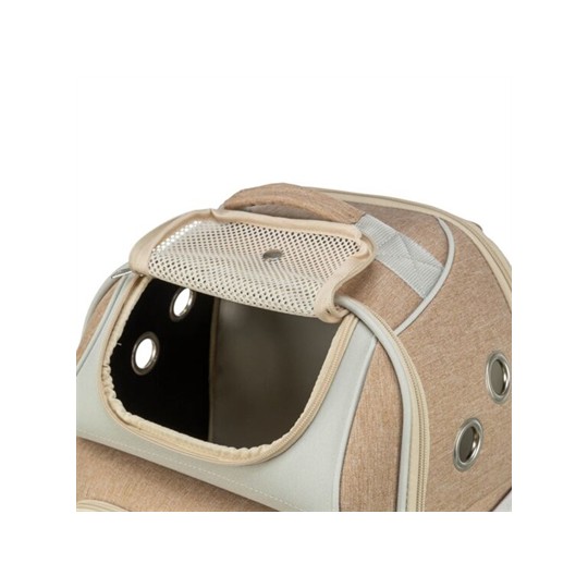 Trixie Hondentas Rugtas Willow Beige / Bruin