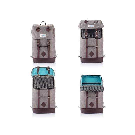 Kurgo Rugzak Grijs/Bruin