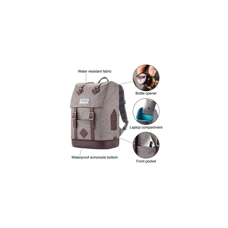 Kurgo Rugzak Grijs/Bruin