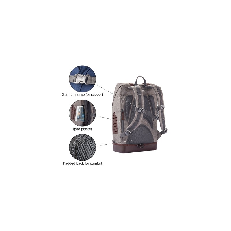 Kurgo Rugzak Grijs/Bruin