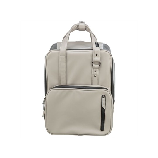 Trixie Hondentas Rugtas Citystyle Kunstleer Lichtgrijs