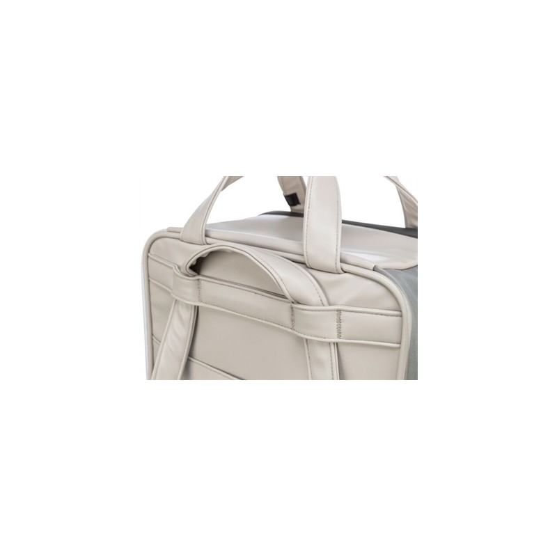 Trixie Hondentas Rugtas Citystyle Kunstleer Lichtgrijs