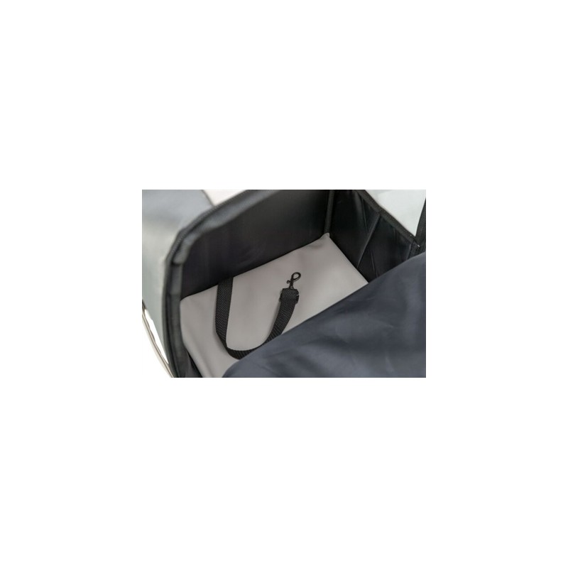 Trixie Hondentas Rugtas Citystyle Kunstleer Lichtgrijs