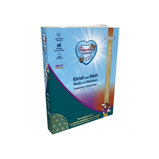 Renske Vers Gestoomd Vlees Eend Met Hert Graanvrij