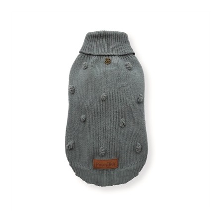 Croci Hondentrui Homy Ponpon Grijs