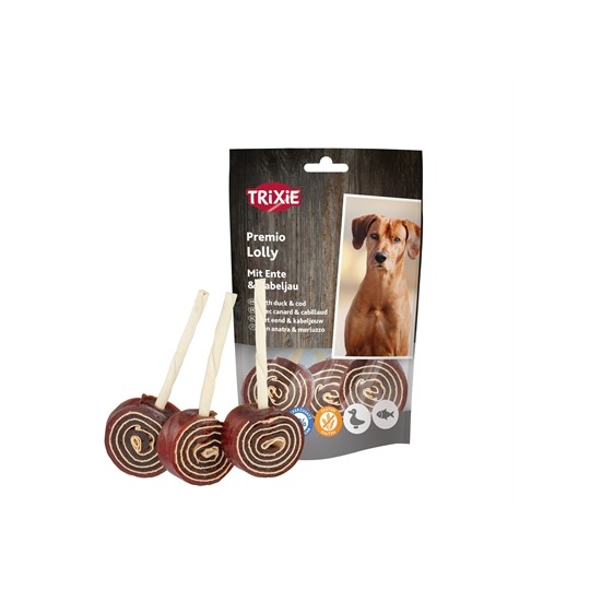 Trixie Premio Lolly Met Eend En Kabeljauw