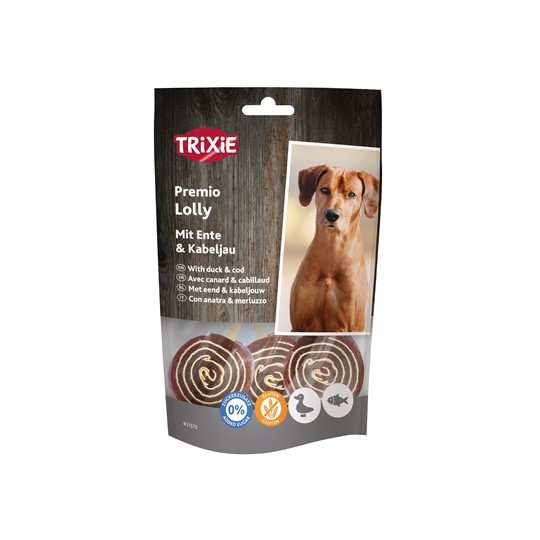 Trixie Premio Lolly Met Eend En Kabeljauw