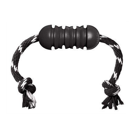 Kong Extreme Dental Met Touw Zwart / Wit