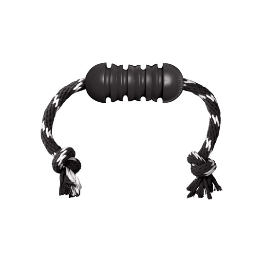 Kong Extreme Dental Met Touw Zwart / Wit