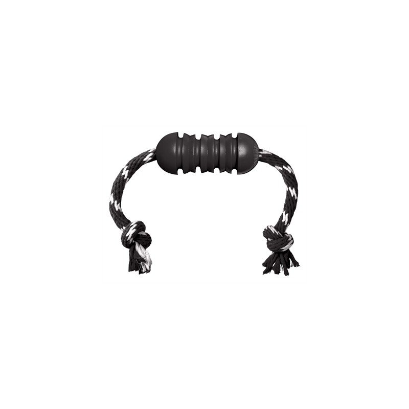 Kong Extreme Dental Met Touw Zwart / Wit