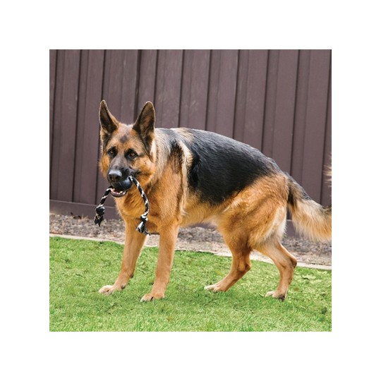 Kong Extreme Bal Met Touw Zwart / Wit