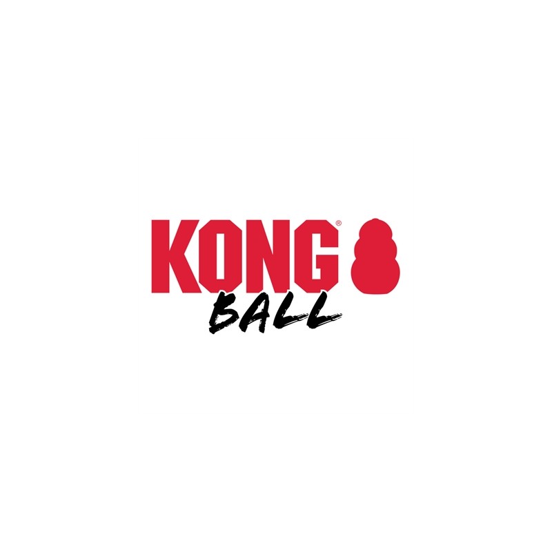 Kong Extreme Bal Met Touw Zwart / Wit