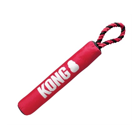 Kong Signature Stick Met Touw Rood / Zwart