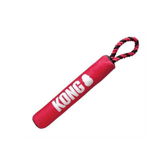 Kong Signature Stick Met Touw Rood / Zwart