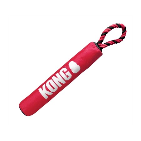 Kong Signature Stick Met Touw Rood / Zwart