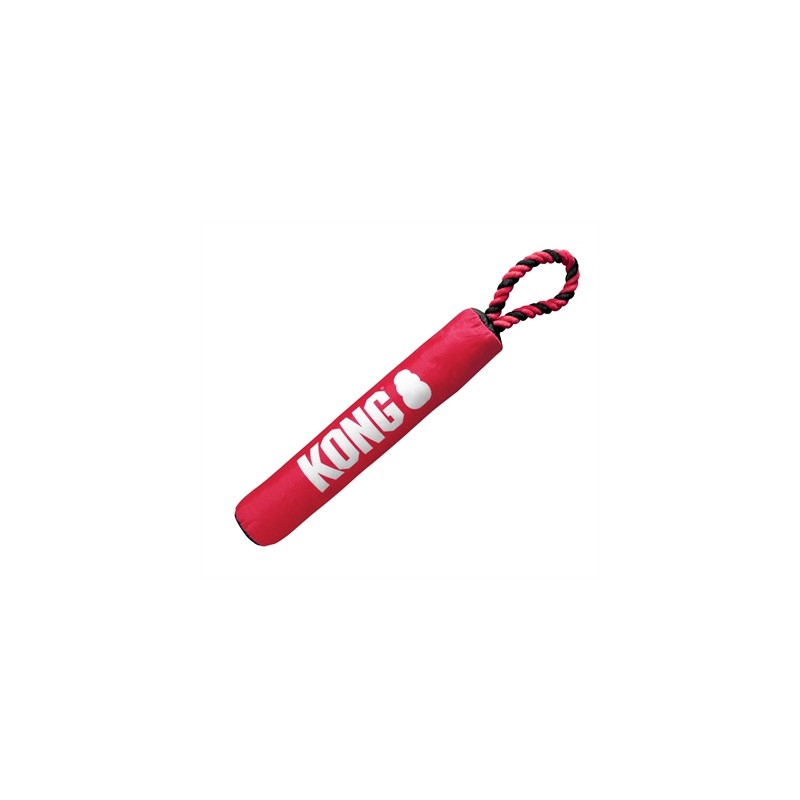 Kong Signature Stick Met Touw Rood / Zwart