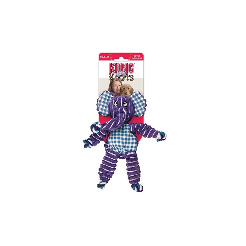 Kong Floppy Knots Olifant