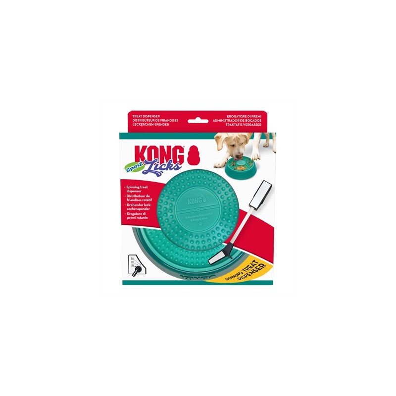 Kong Licks Spinz Teal Groenblauw