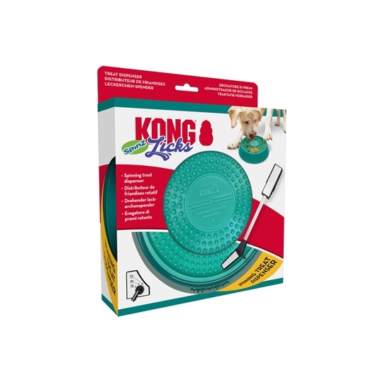 Kong Licks Spinz Teal Groenblauw