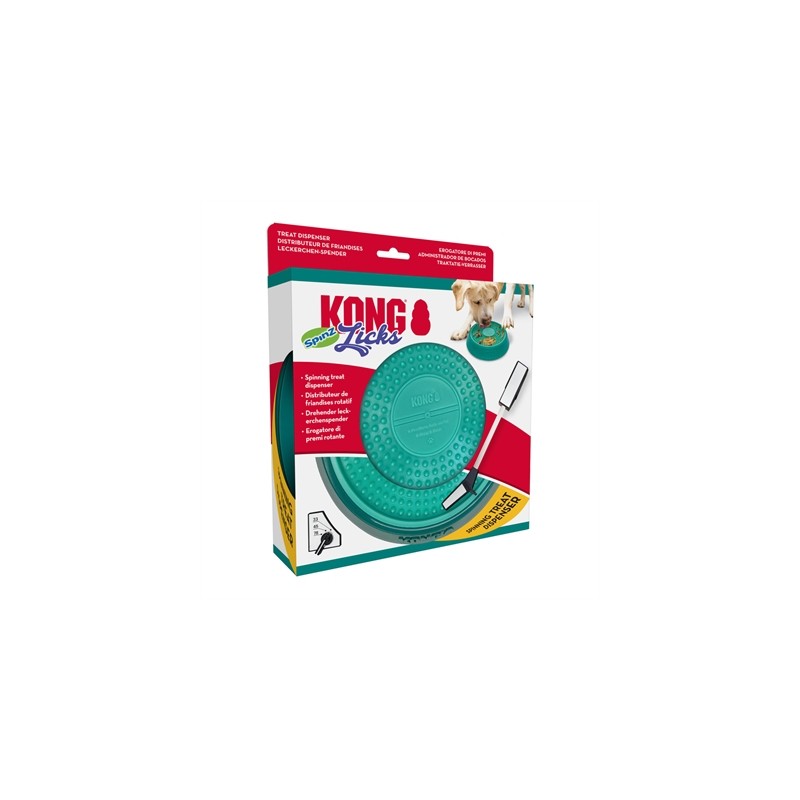 Kong Licks Spinz Teal Groenblauw