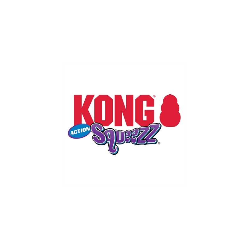 Kong Squeezz Action Bal Rood