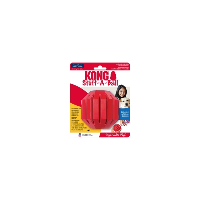 Kong Stuff A Ball Rubber Rood