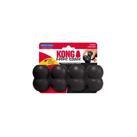 Kong Extreme Goodie Ribbon Zwart