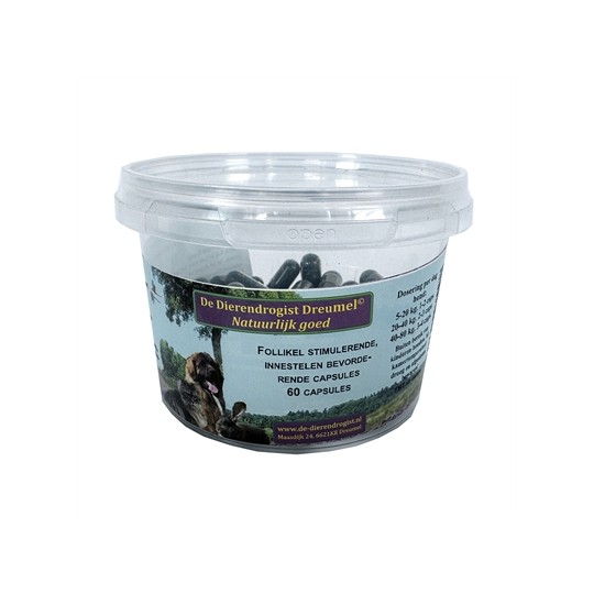 Dierendrogist Follikel Stimulerend / Innestelend Bevorderende Capsules