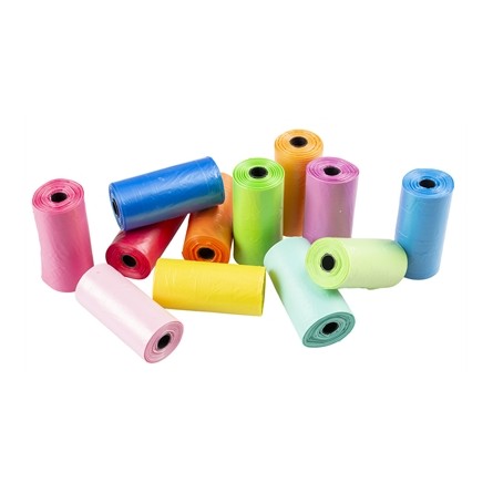 Merkloos Poopi-Dog Poepzakjes Regenboog Kleuren