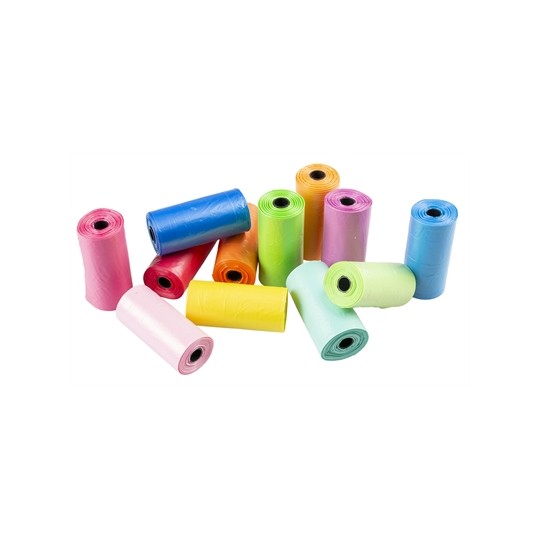 Merkloos Poopi-Dog Poepzakjes Regenboog Kleuren