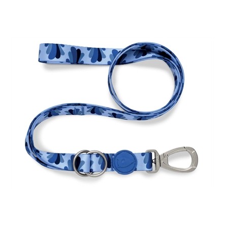 Morso Hondenriem Verstelbaar Gerecycled Splash Blauw