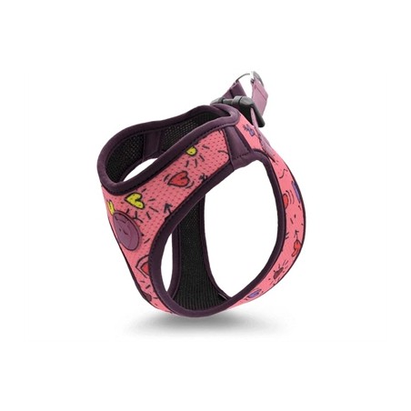 Morso Hondentuig Body Mesh Gerecycled Pink Think Roze