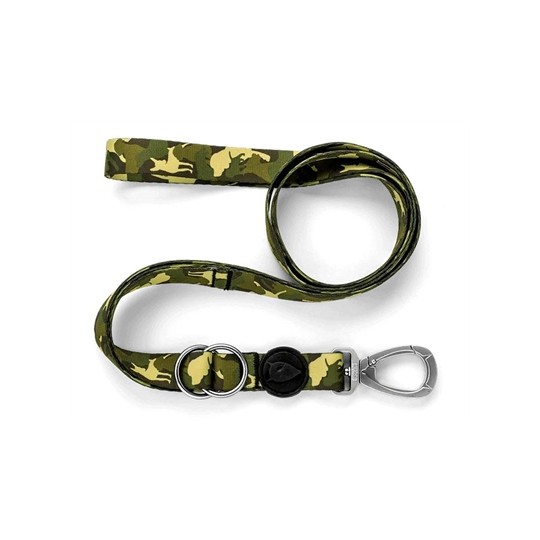 Morso Hondenriem Verstelbaar Gerecycled Full Metal Dog Bruin