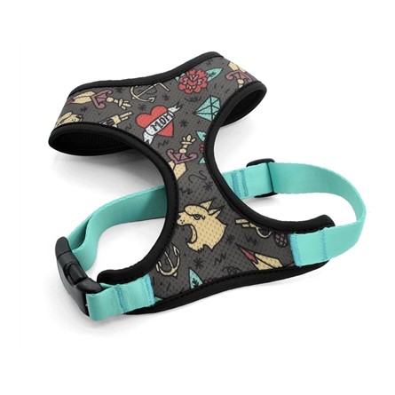 Morso Hondentuig Body Mesh Gerecycled Ink Tank Groen