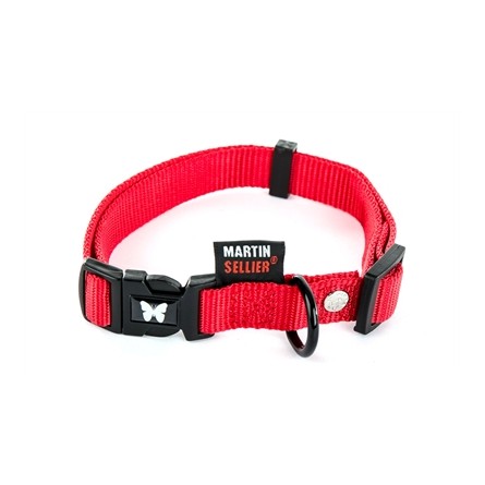 Martin Halsband Verstelbaar Nylon Rood