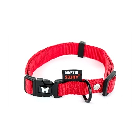 Martin Halsband Verstelbaar Nylon Rood
