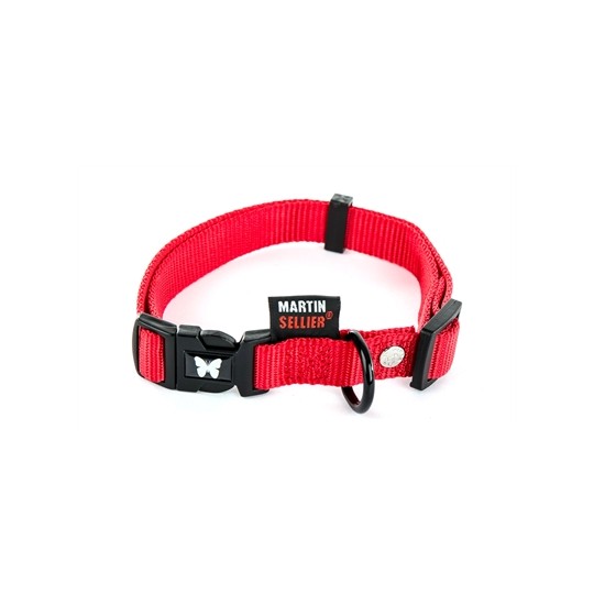 Martin Halsband Verstelbaar Nylon Rood