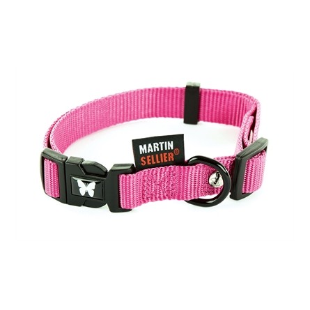 Martin Halsband Verstelbaar Nylon Roze