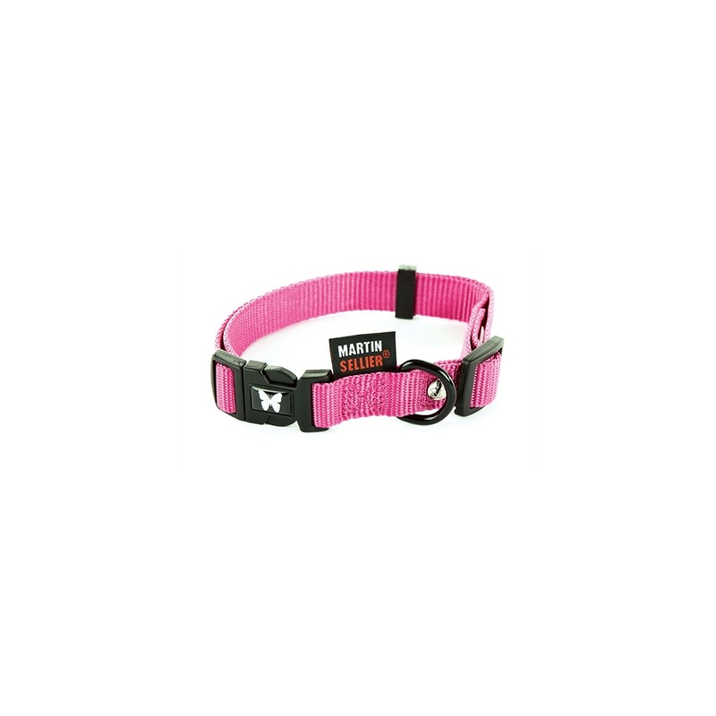 Martin Halsband Verstelbaar Nylon Roze