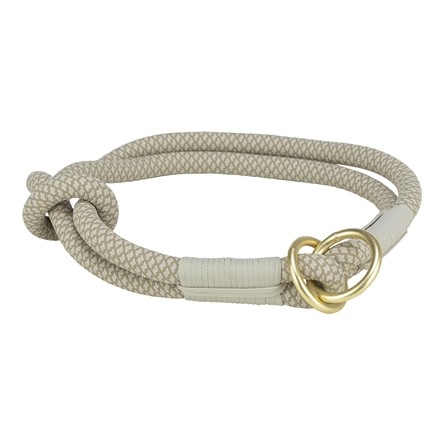 Trixie Halsband Hond Soft Half-Slip Grijs / Lichtgrijs