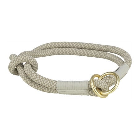 Trixie Halsband Hond Soft Half-Slip Grijs / Lichtgrijs