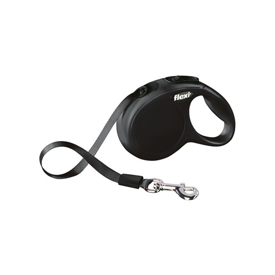 Flexi Rollijn Classic Tape Zwart