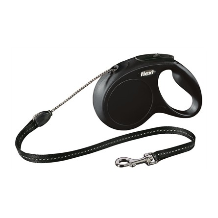 Flexi Rollijn Classic Cord Zwart