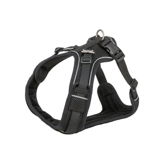 Trixie Hondentuig Premium Flexmesh Brede Borst Zwart