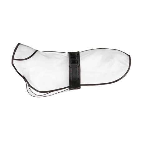 Trixie Regenjas Tarbes Transparant / Zwarte Stroken